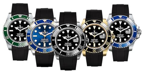 rolex submariner 2020 rubber strap